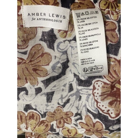 Anthropologie Amber Lewis Rowena Curtain PAIR SET Panel 84” x 50” - Picture 4 of 7